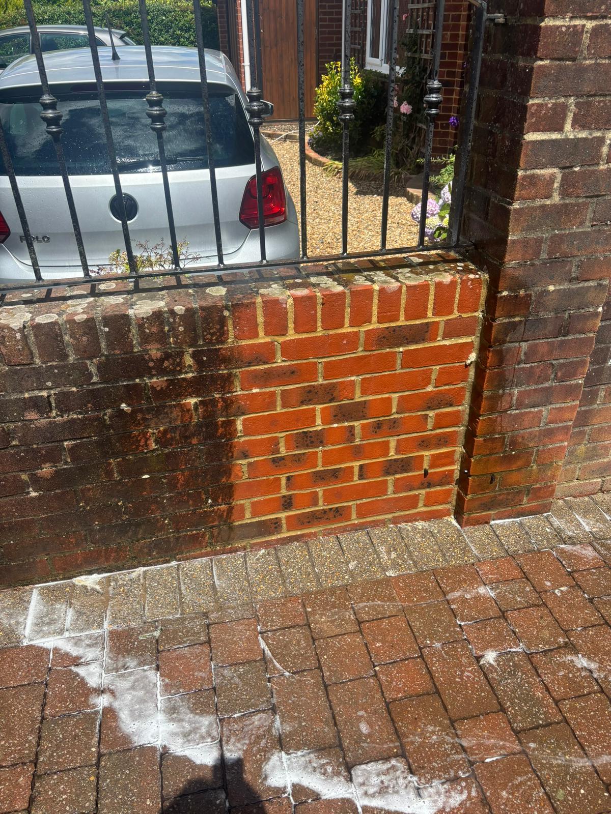 Brick Cleaning completed by Noble Exterior Cleaning