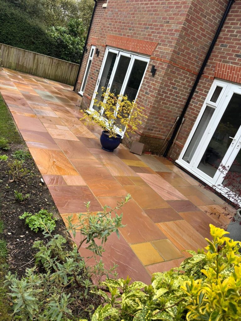 Clean patio after professional patio cleaning in East Grinstead